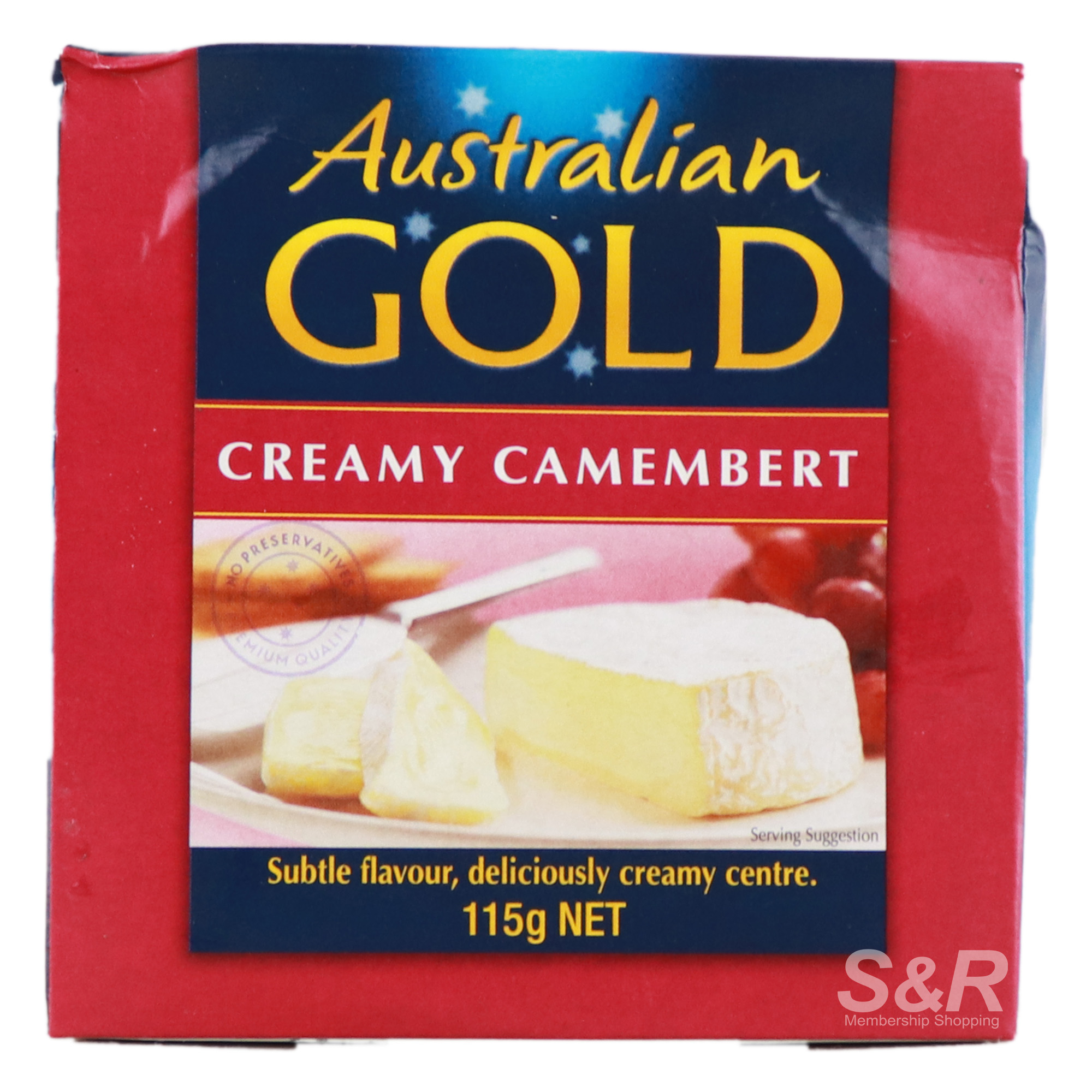 Australian Gold Camembert Creamy 115g